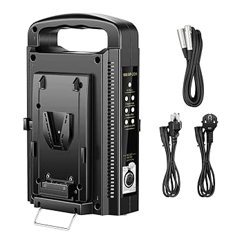 SOONWELL Vマウント2CH 同時 バッテリーチャージャー Amazon | NinoLite VM-2CH Vマウントバッテリー用 デュアル